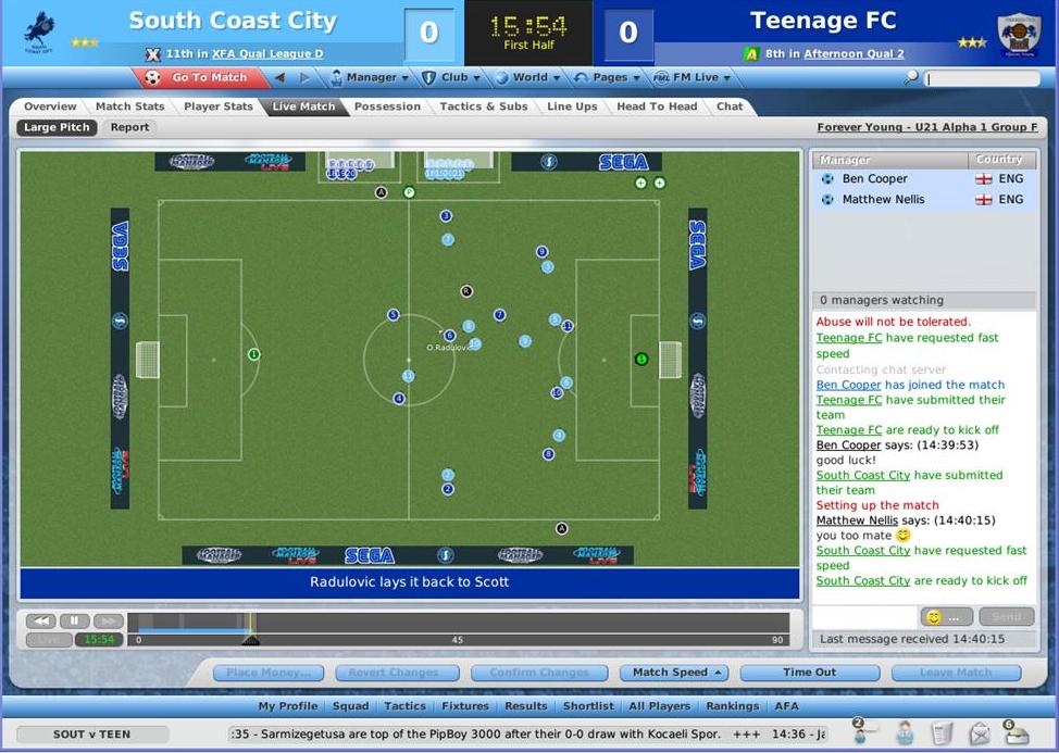 Скриншот из игры Football Manager Live - 58