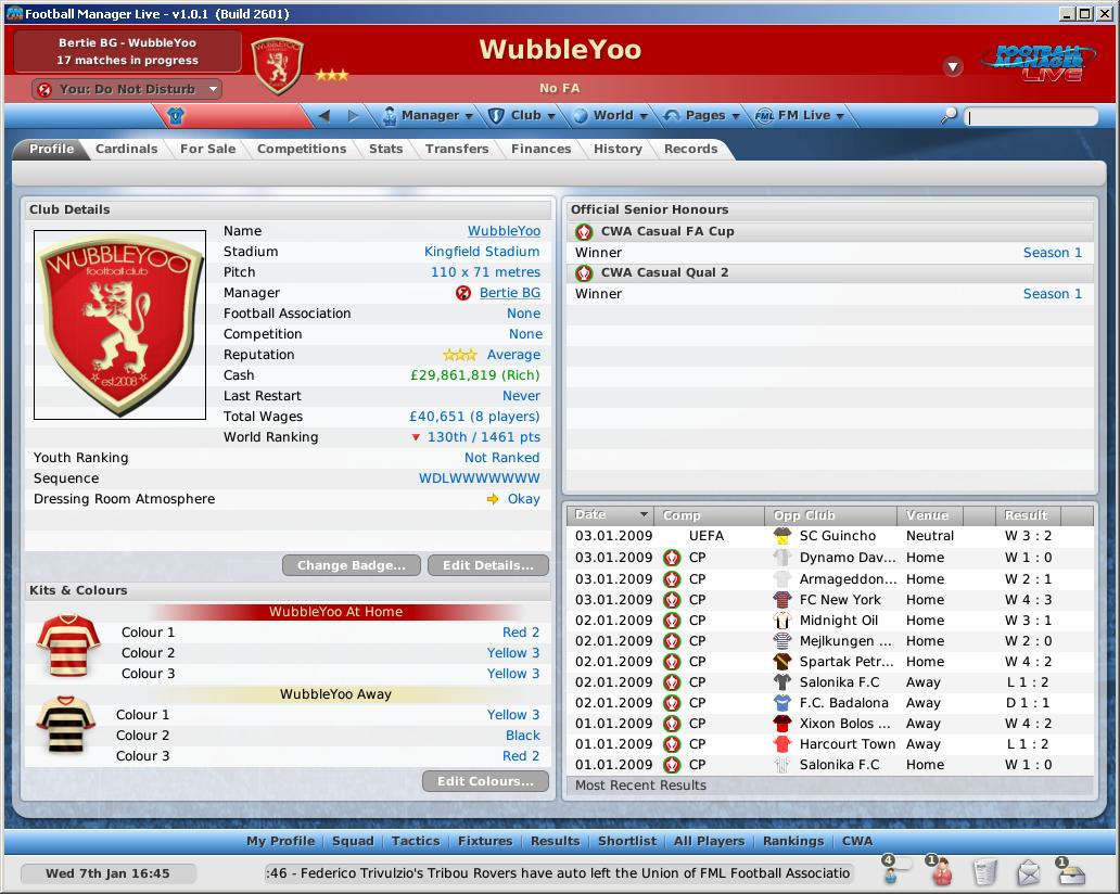 Скриншот из игры Football Manager Live - 113
