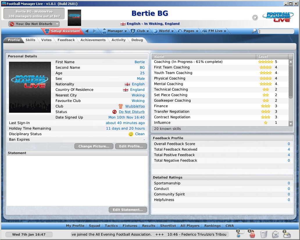 Скриншот из игры Football Manager Live - 115