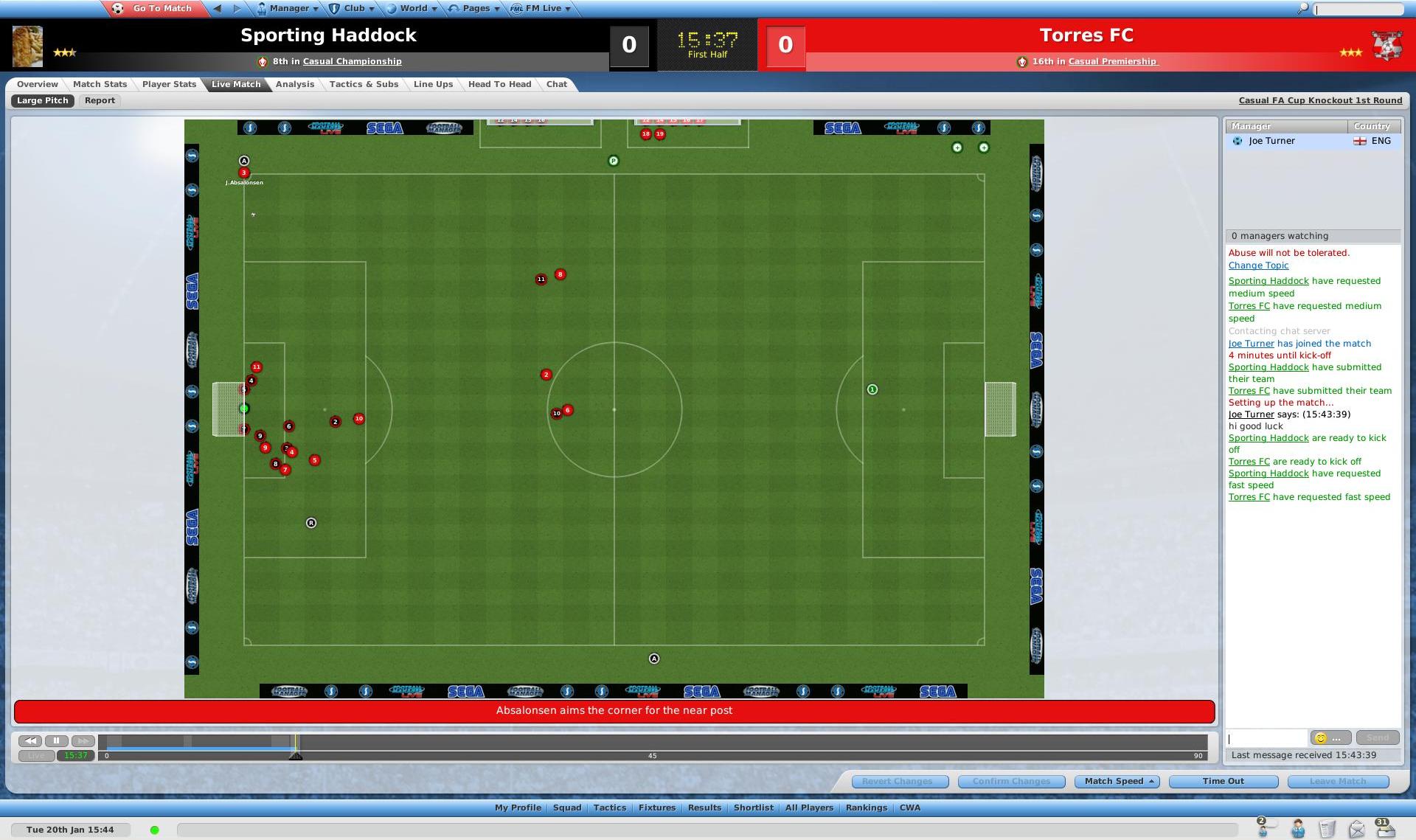 Скриншот из игры Football Manager Live - 35
