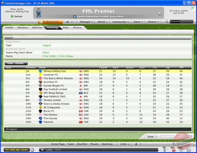 Скриншот из игры Football Manager Live - 6
