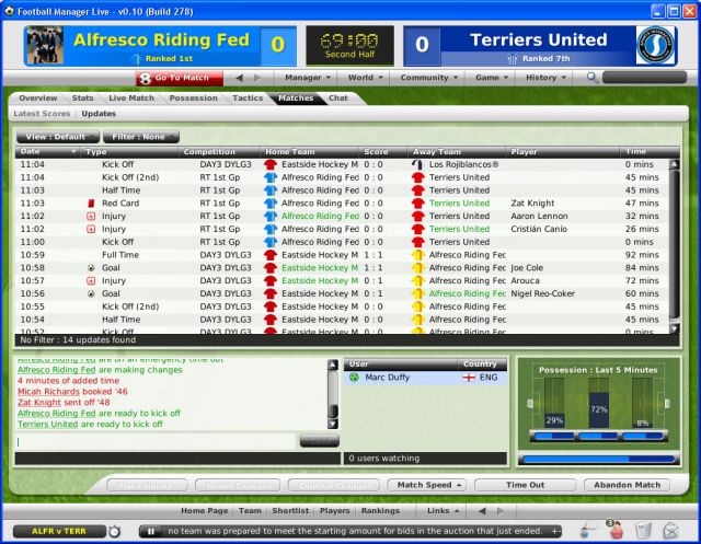 Скриншот из игры Football Manager Live - 118