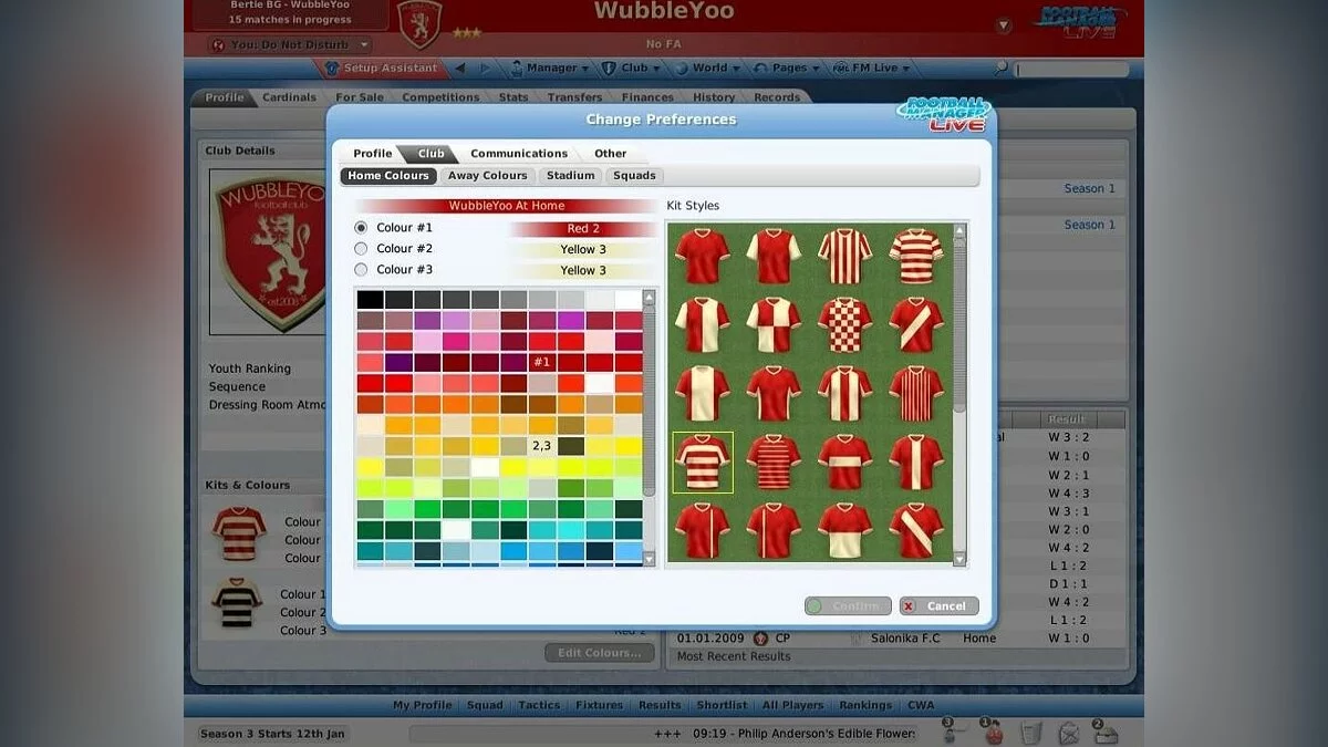 Скриншот из игры Football Manager Live - 5