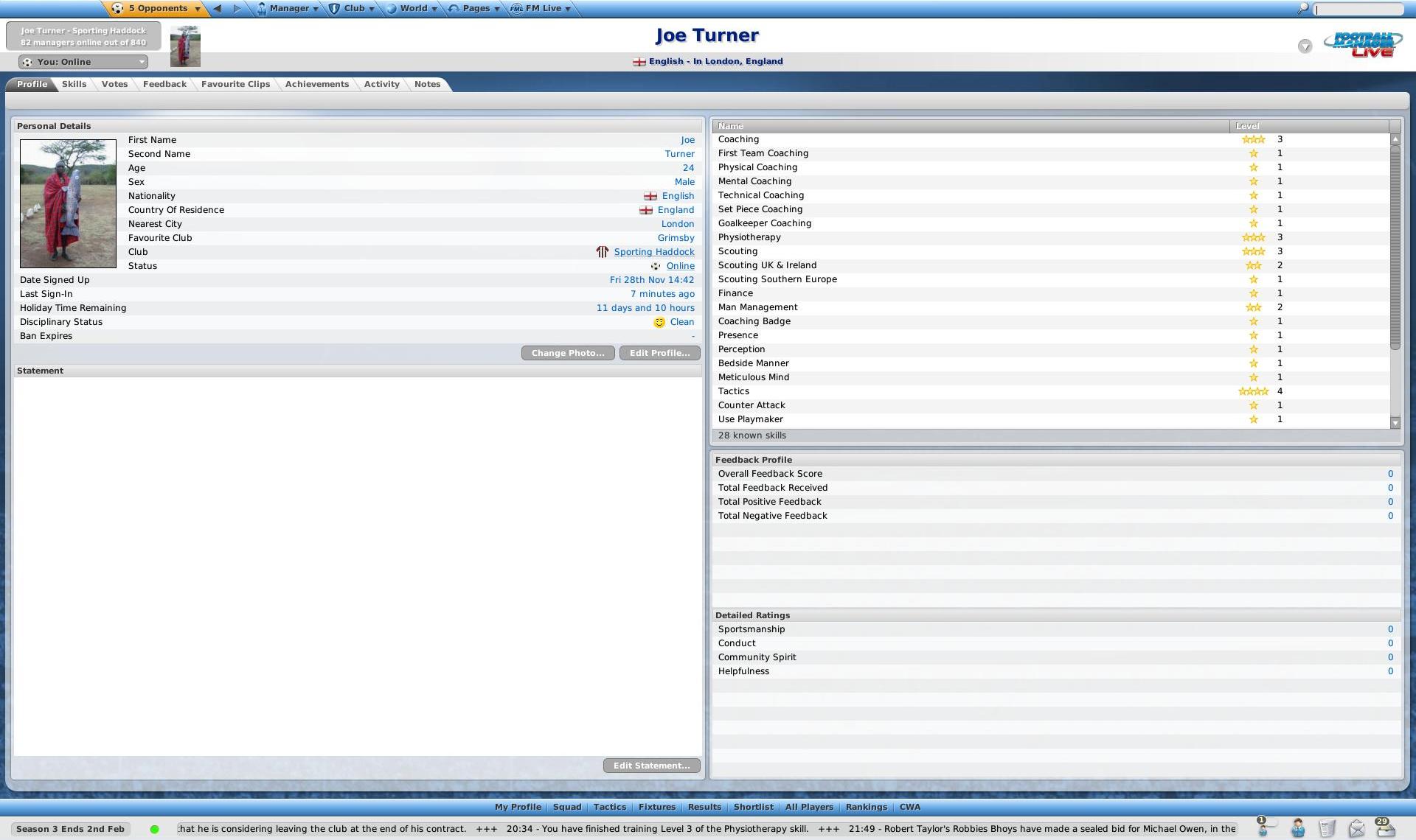 Скриншот из игры Football Manager Live - 96