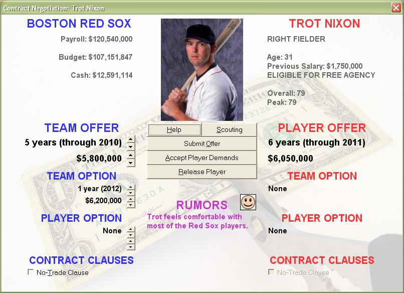 Скриншот из игры Baseball Mogul 2006 - 6