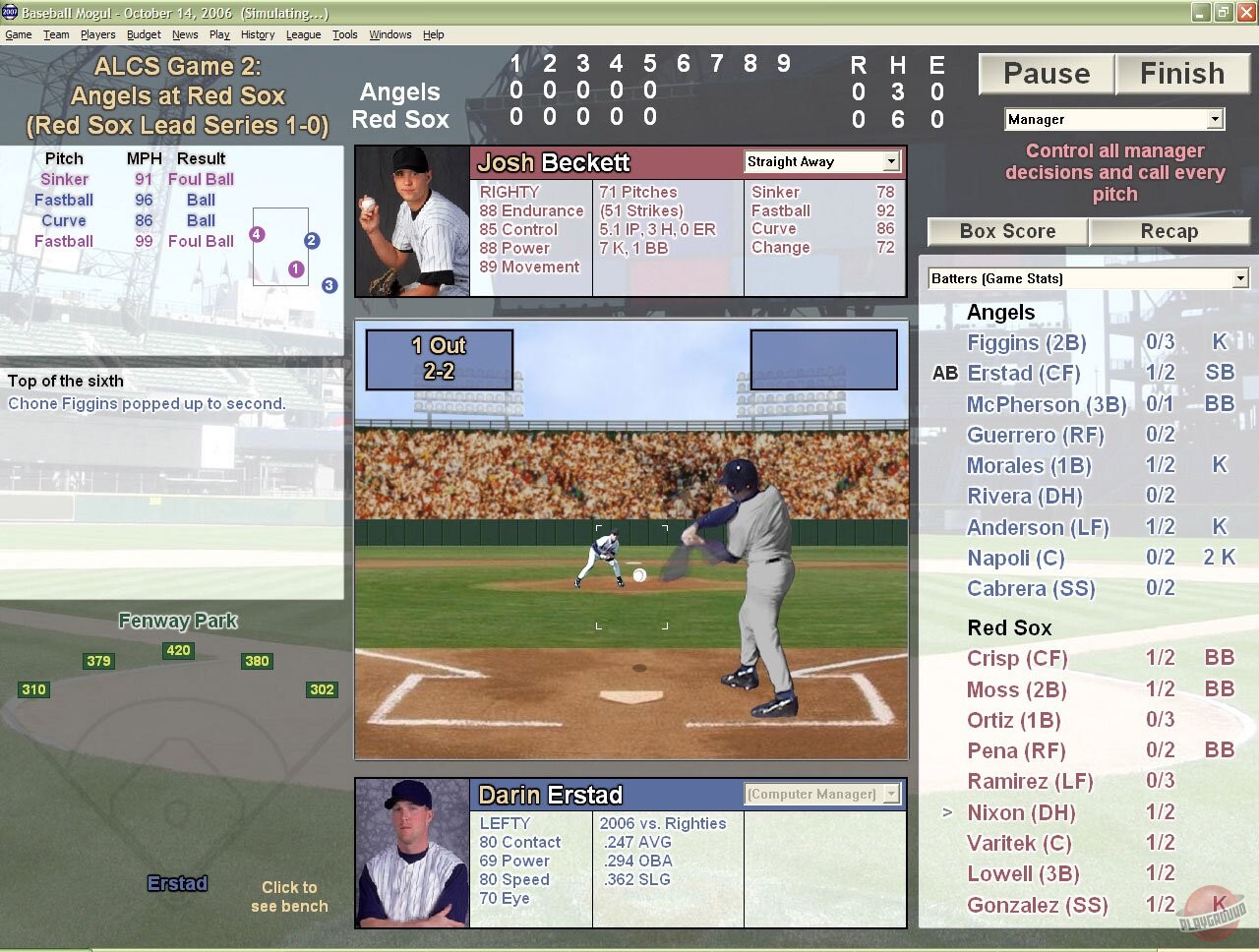Скриншот из игры Baseball Mogul 2007 - 9
