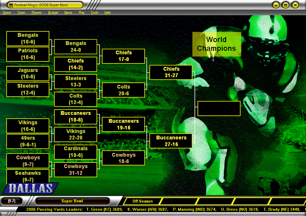 Скриншот из игры Football Mogul 2007 - 5
