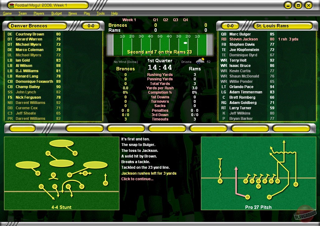 Скриншот из игры Football Mogul 2007 - 10