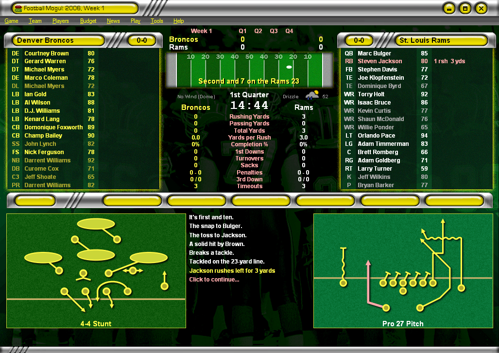 Скриншот из игры Football Mogul 2007 - 13