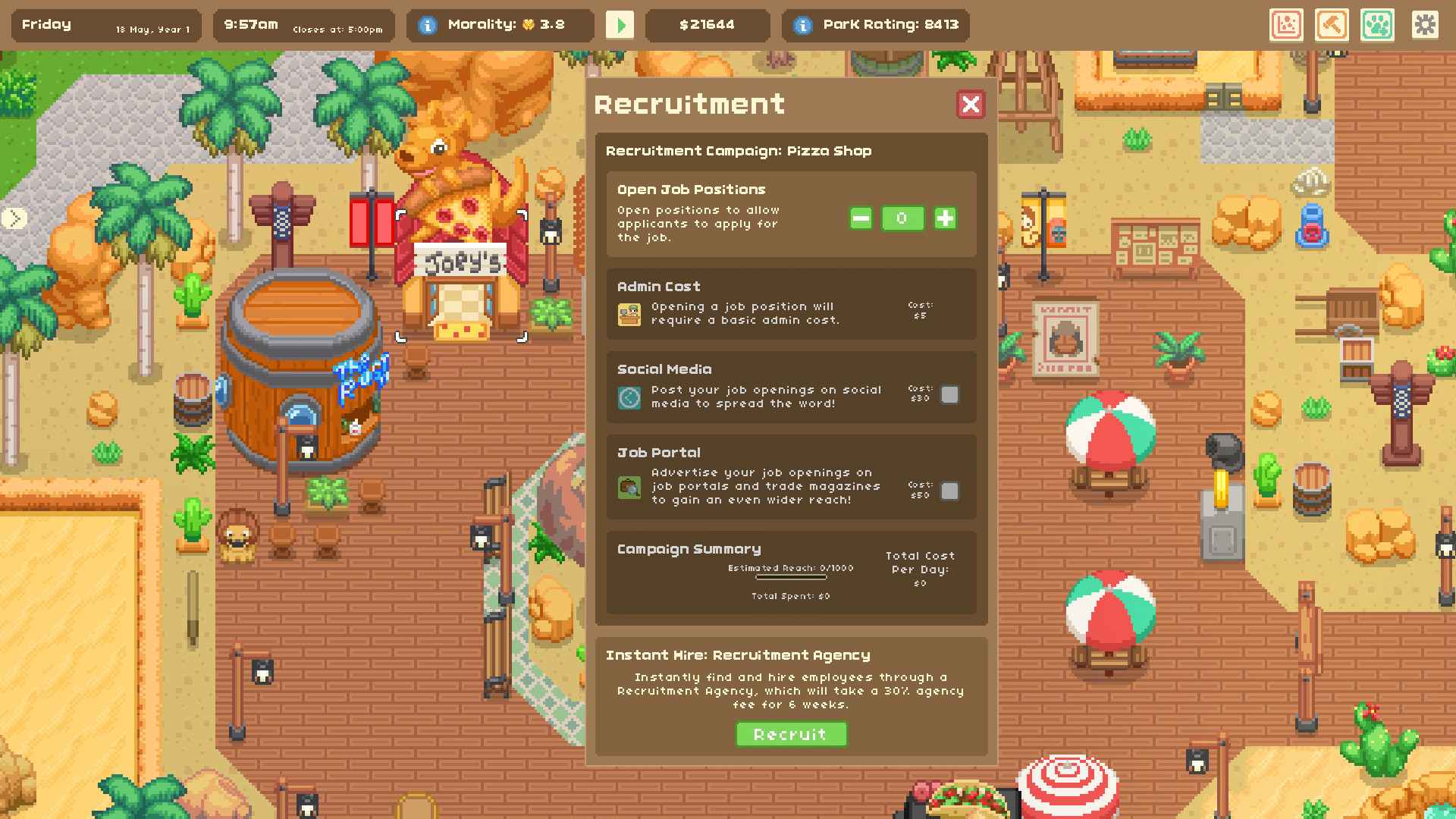 Скриншот из игры Let's Build a Zoo - 4