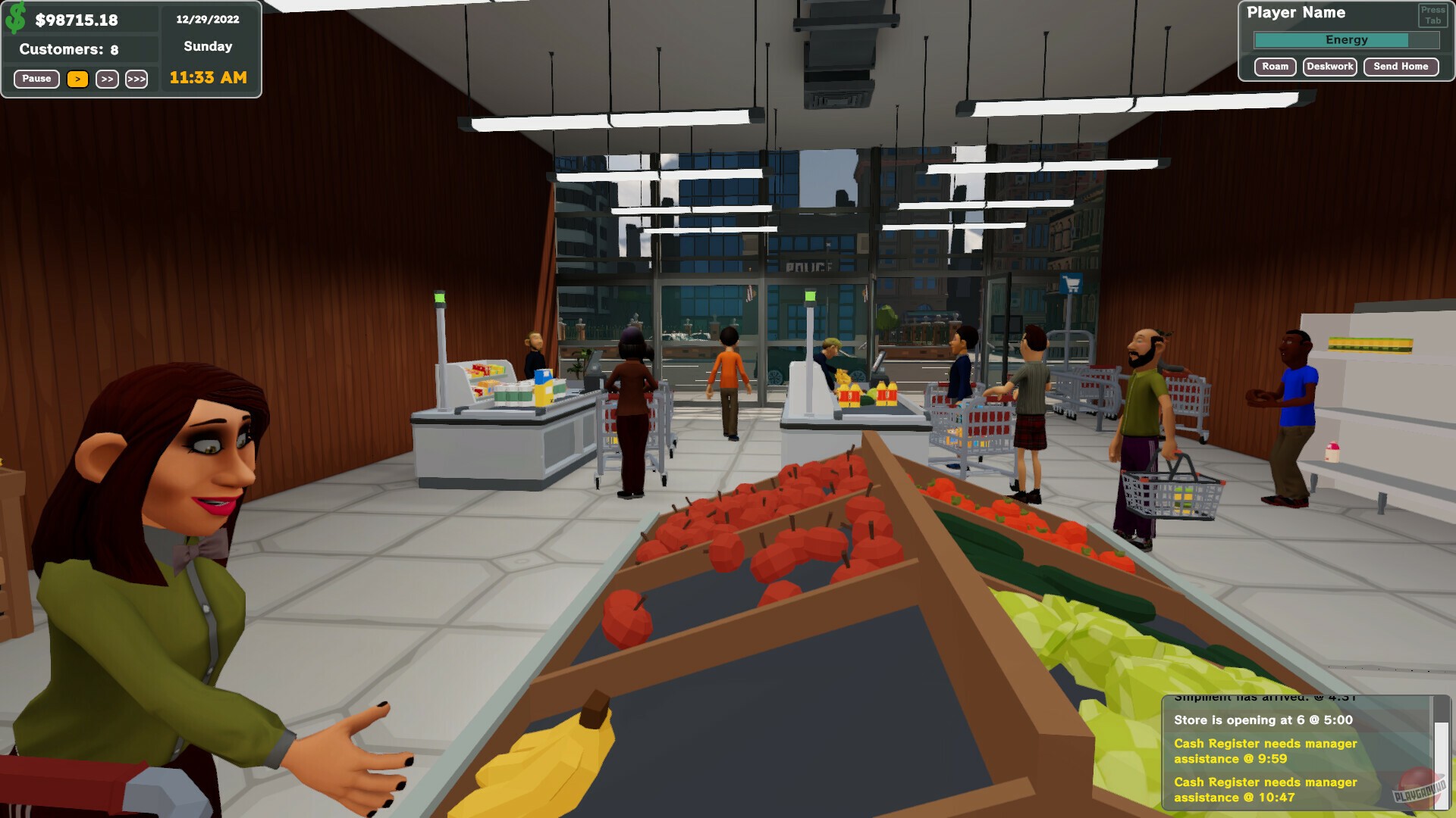 Скриншот из игры Grocery Store Tycoon - 3