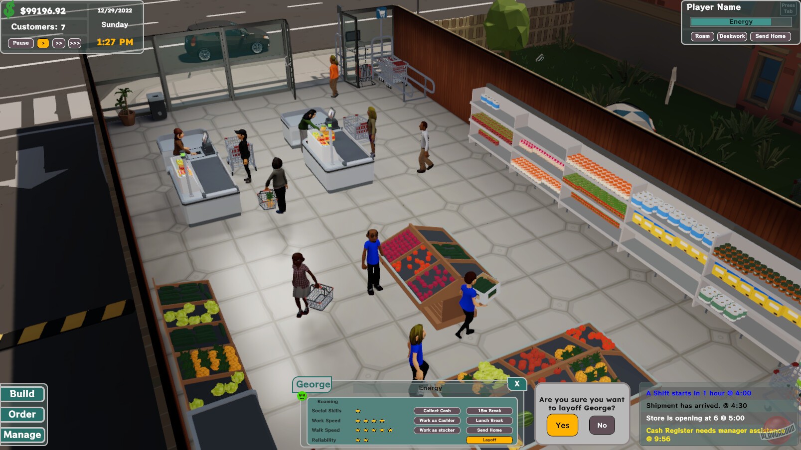 Скриншот из игры Grocery Store Tycoon - 14