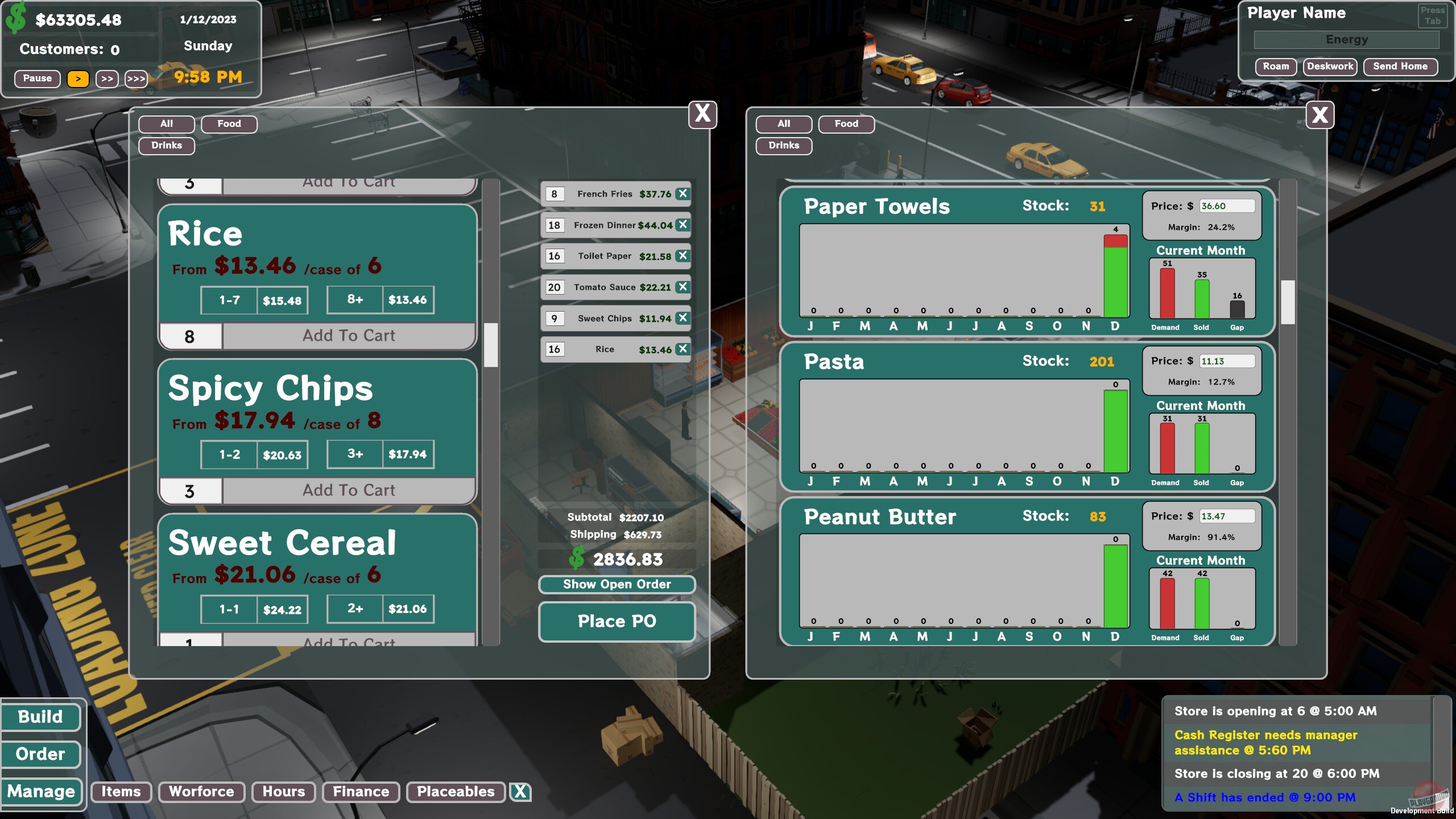 Скриншот из игры Grocery Store Tycoon - 9