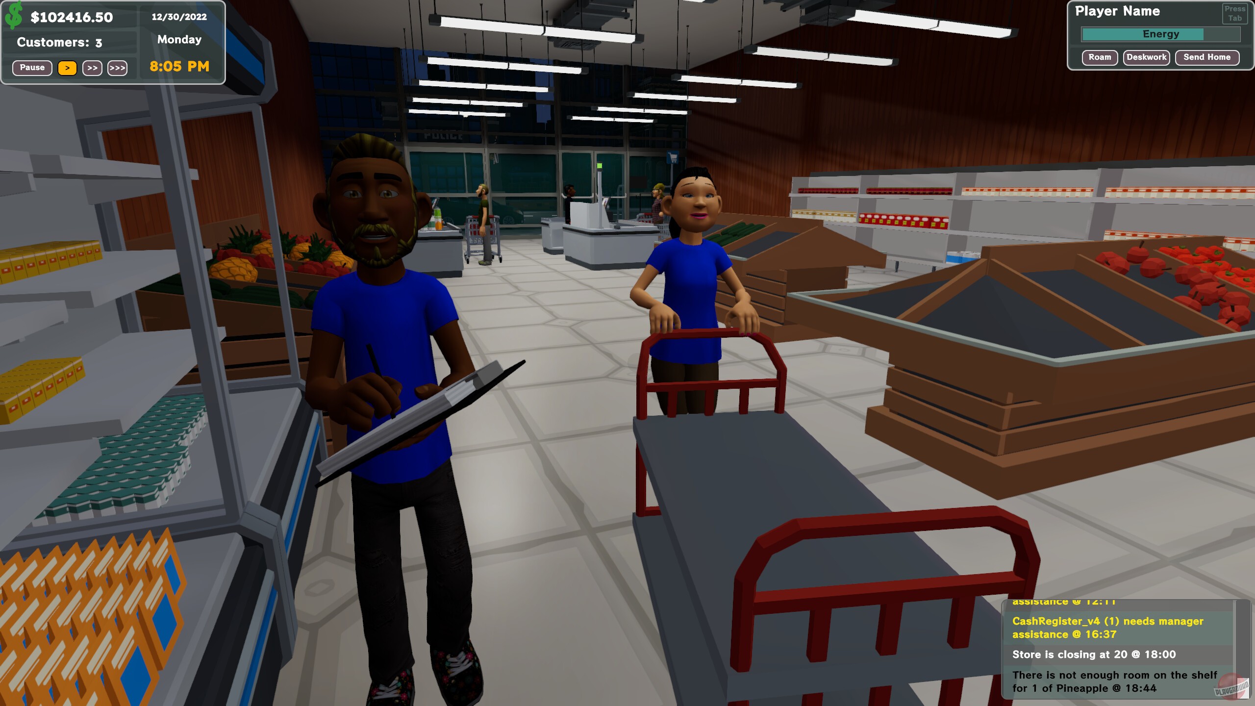 Скриншот из игры Grocery Store Tycoon - 22