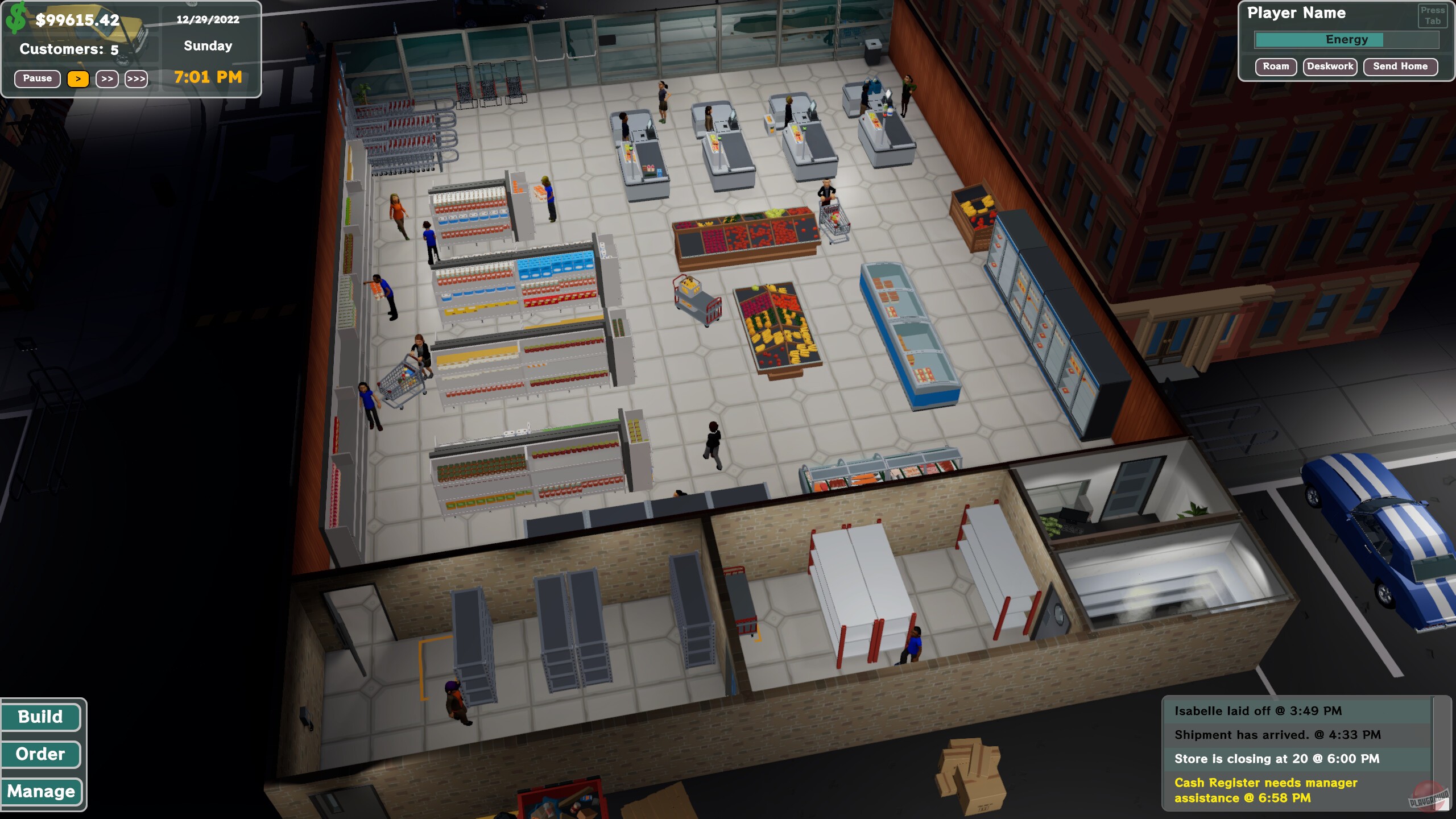 Скриншот из игры Grocery Store Tycoon - 21