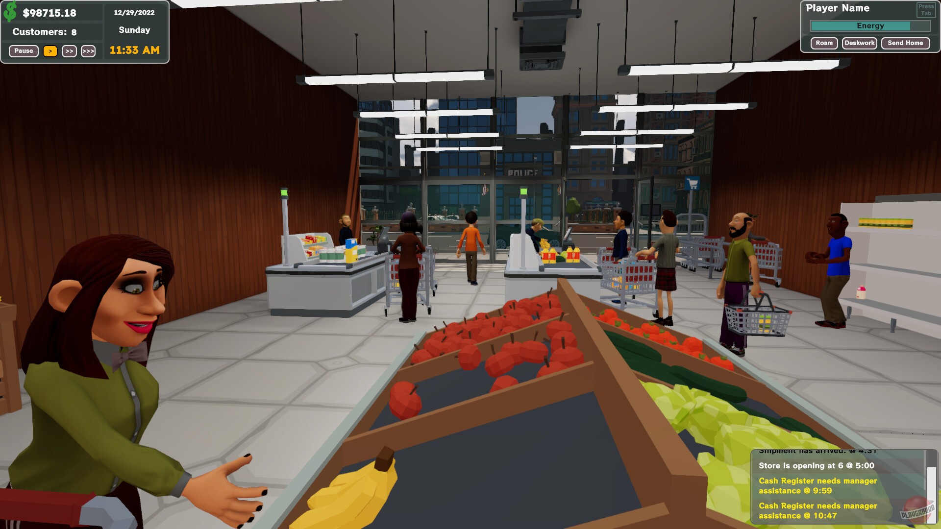 Скриншот из игры Grocery Store Tycoon - 16