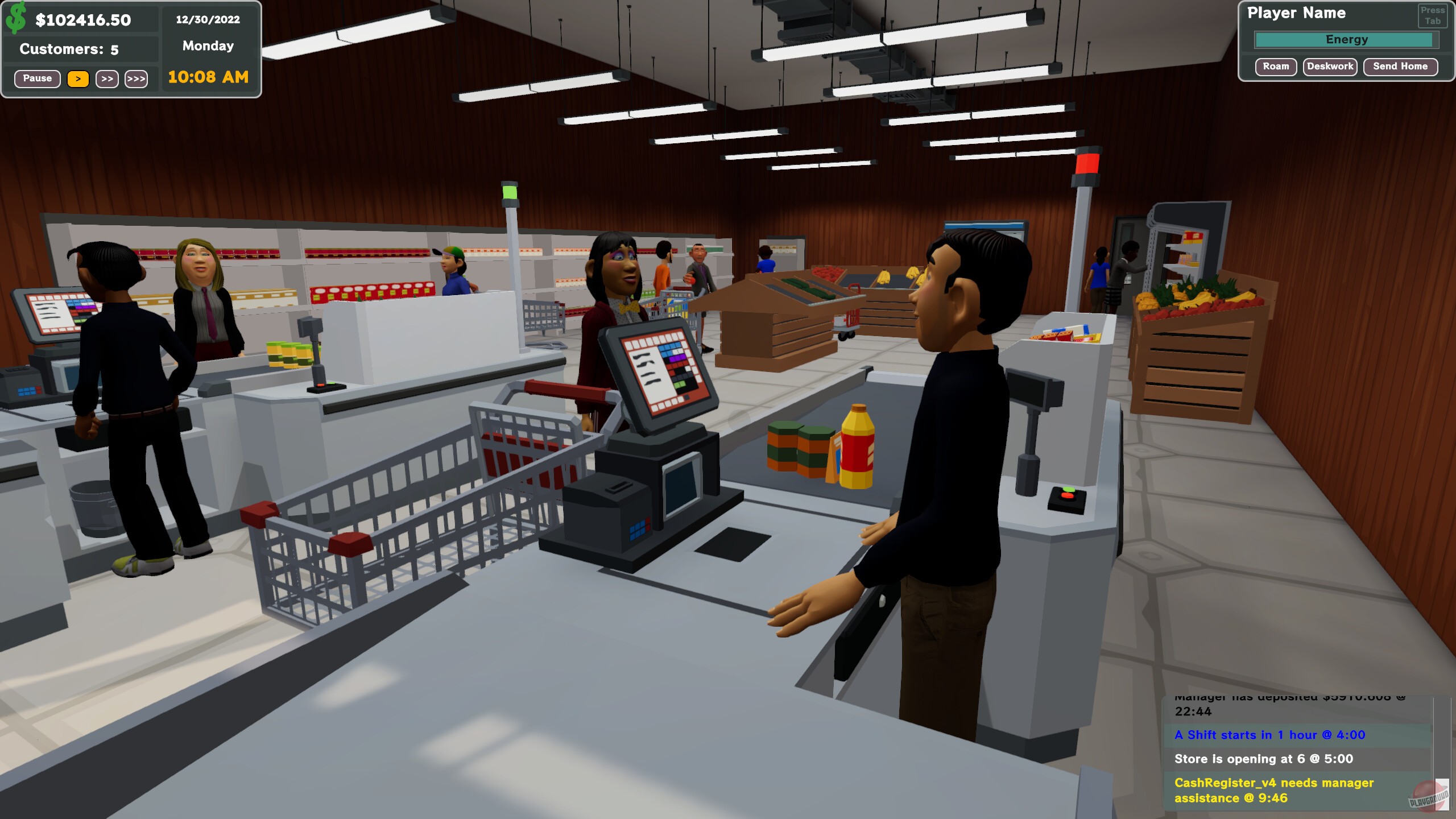 Скриншот из игры Grocery Store Tycoon - 4