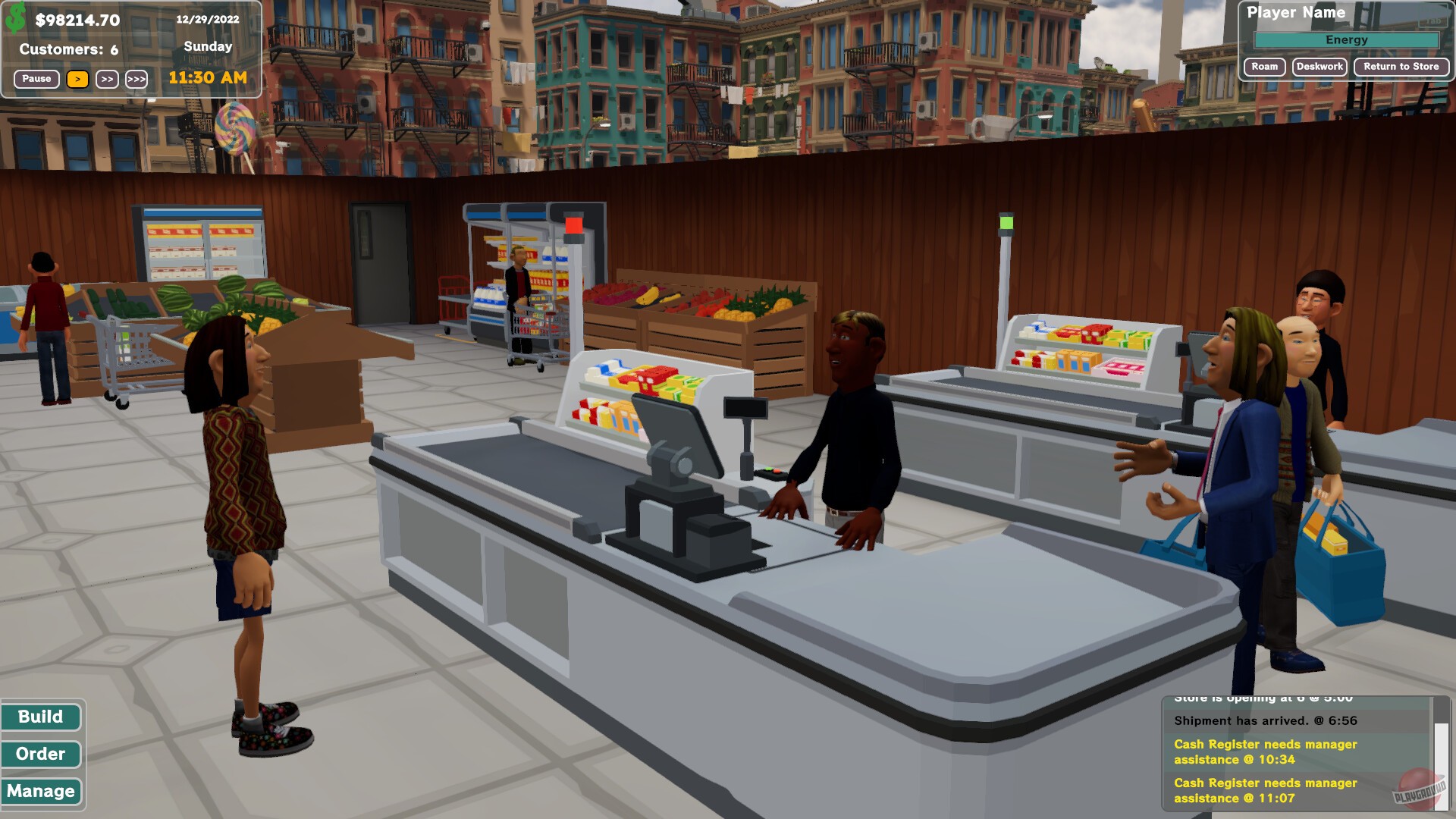 Скриншот из игры Grocery Store Tycoon - 7