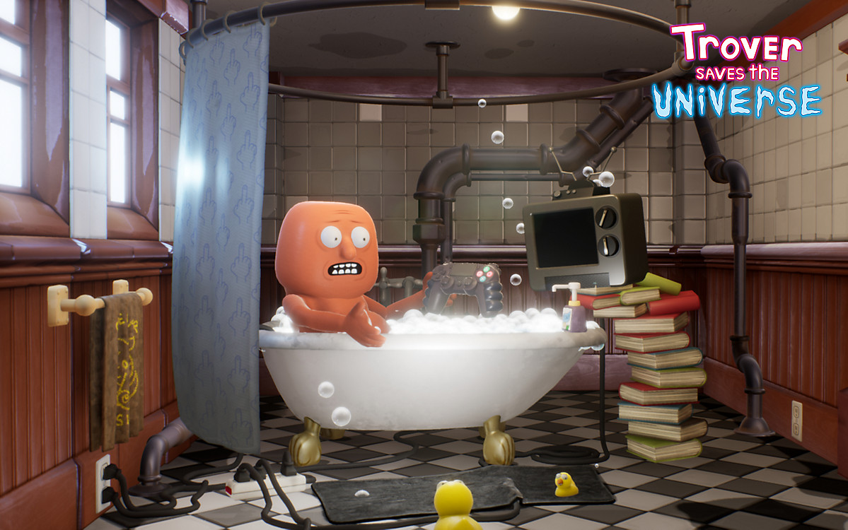 Скриншот из игры Trover Saves the Universe - 7