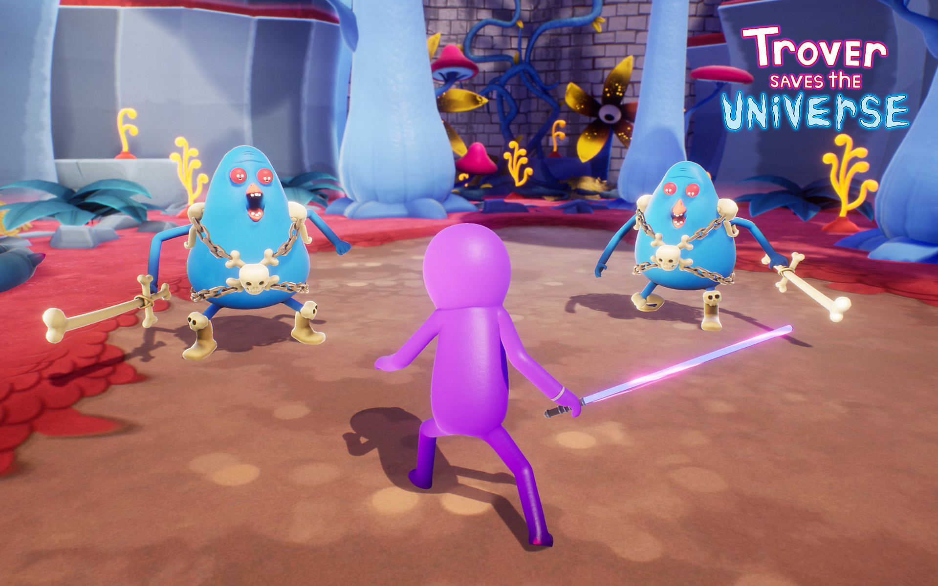 Скриншот из игры Trover Saves the Universe - 9