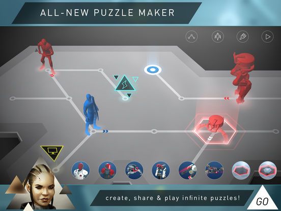 Скриншот из игры Deus Ex Go - 44