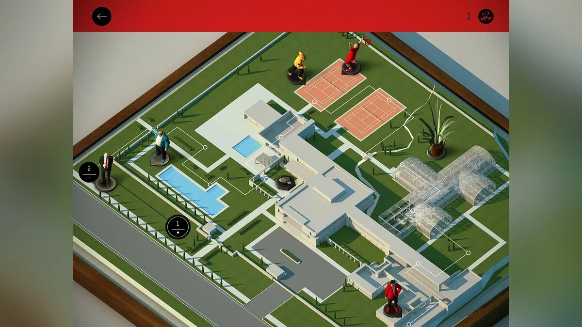 Скриншот из игры Hitman GO - 24