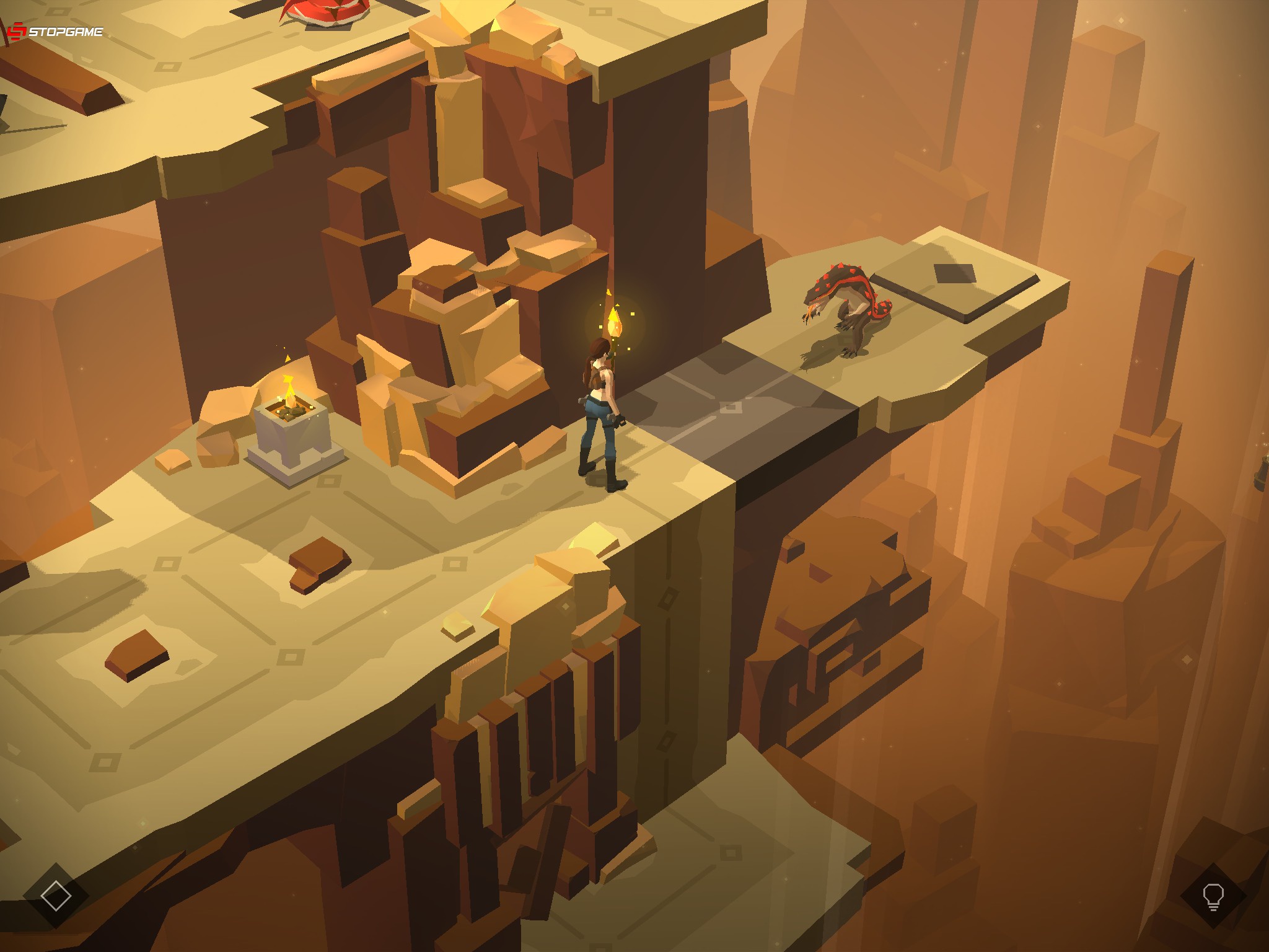 Скриншот из игры Lara Croft Go - 28