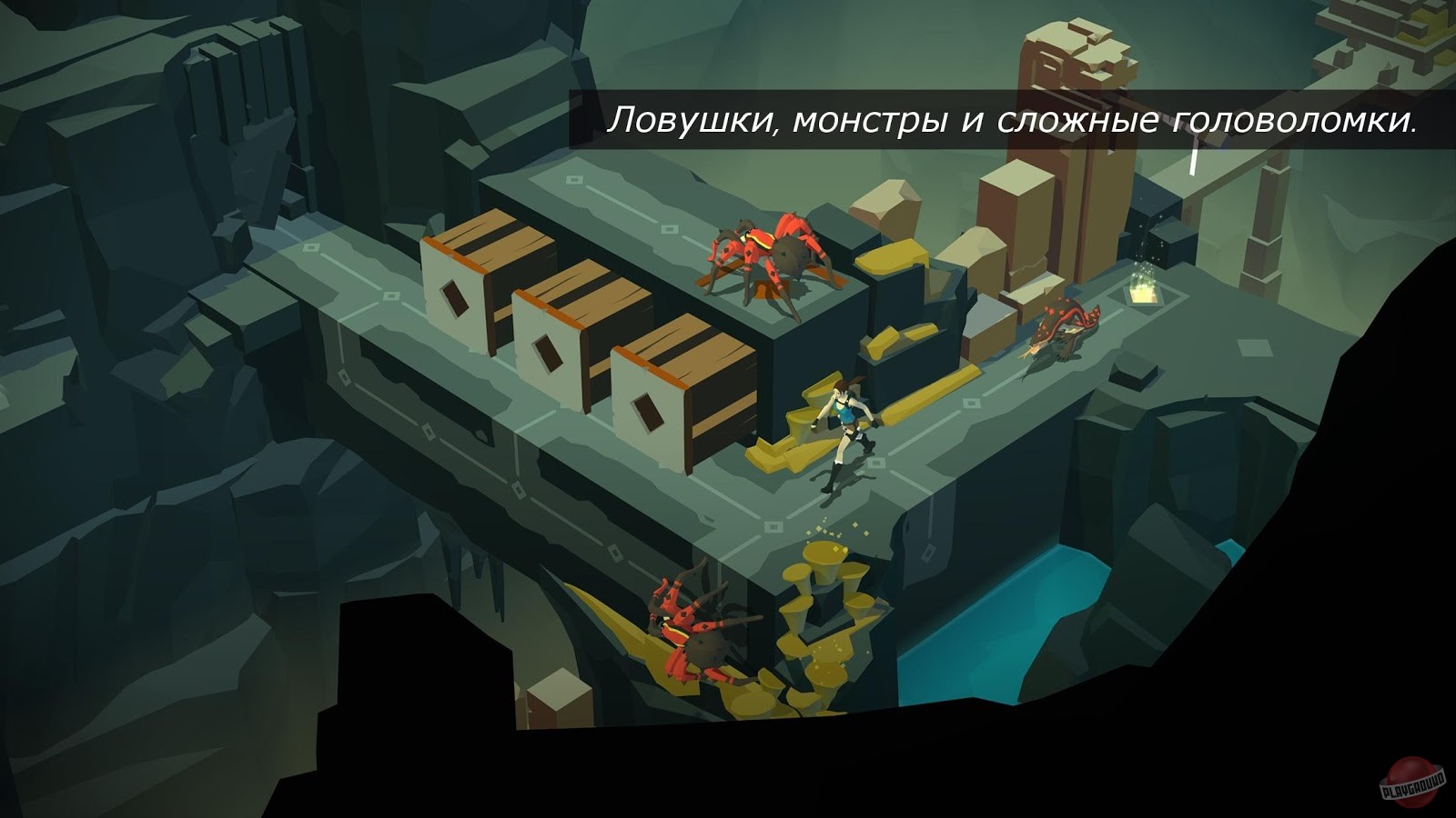 Скриншот из игры Lara Croft Go - 7