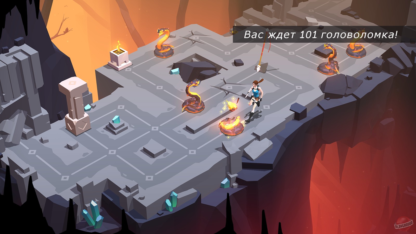 Скриншот из игры Lara Croft Go - 20
