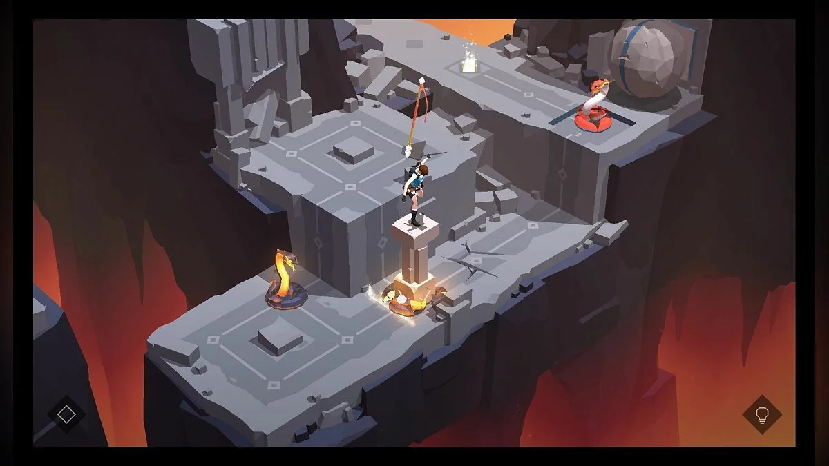 Скриншот из игры Lara Croft Go - 21
