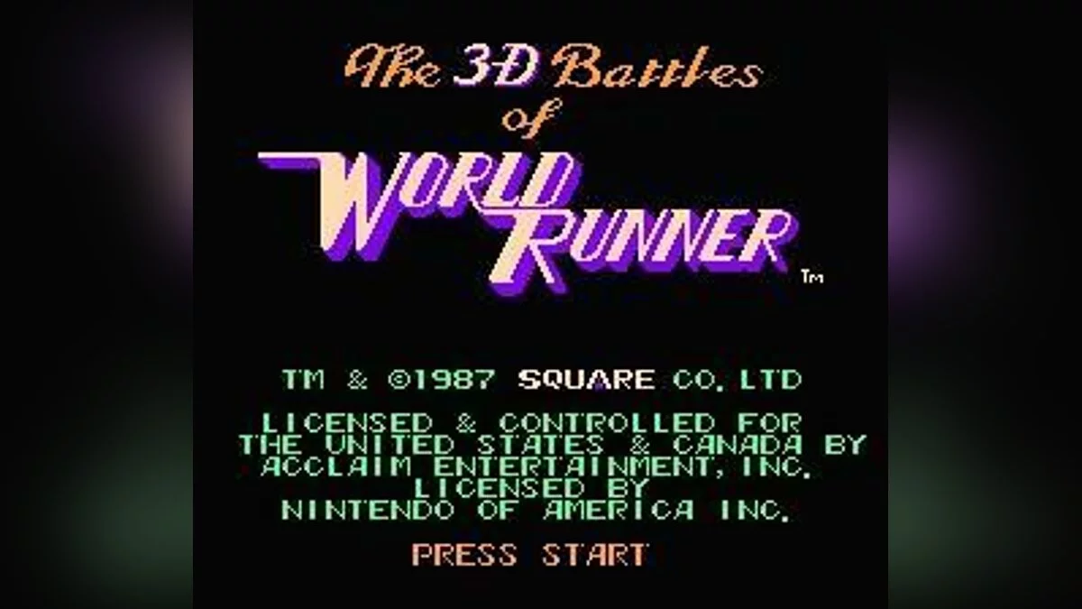 Скриншот из игры 3-D WorldRunner - 8