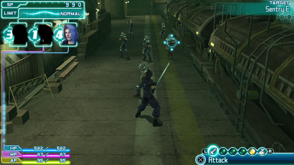 Скриншот из игры Crisis Core: Final Fantasy VII - 2