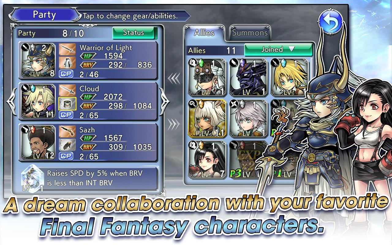 Скриншот из игры Dissidia Final Fantasy: Opera Omnia - 54