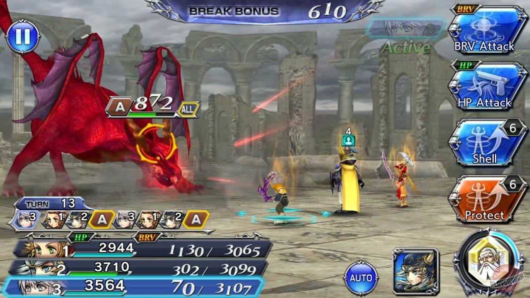 Скриншот из игры Dissidia Final Fantasy: Opera Omnia - 4