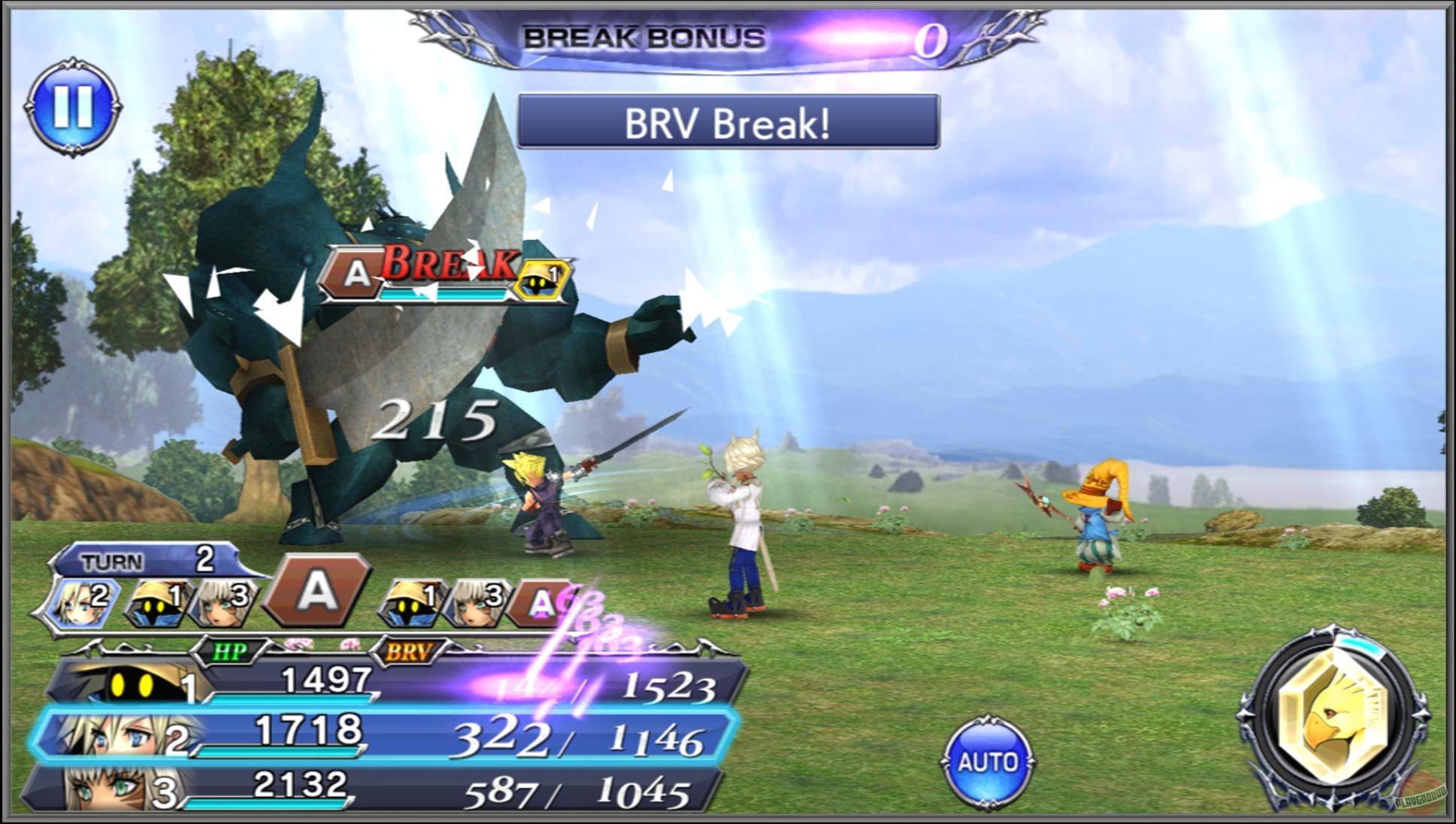 Скриншот из игры Dissidia Final Fantasy: Opera Omnia - 10