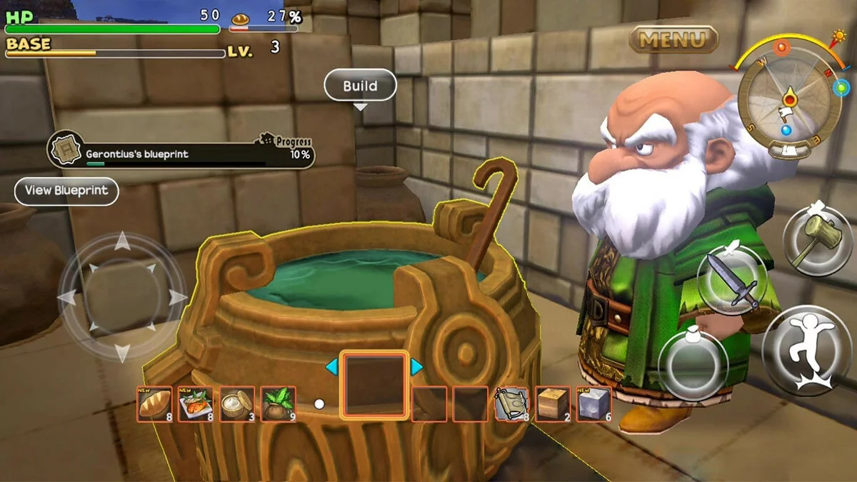 Скриншот из игры Dragon Quest Builders - 17
