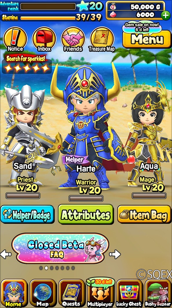 Скриншот из игры Dragon Quest of the Stars - 1