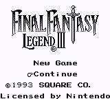 Скриншот из игры Final Fantasy Legend III - 7
