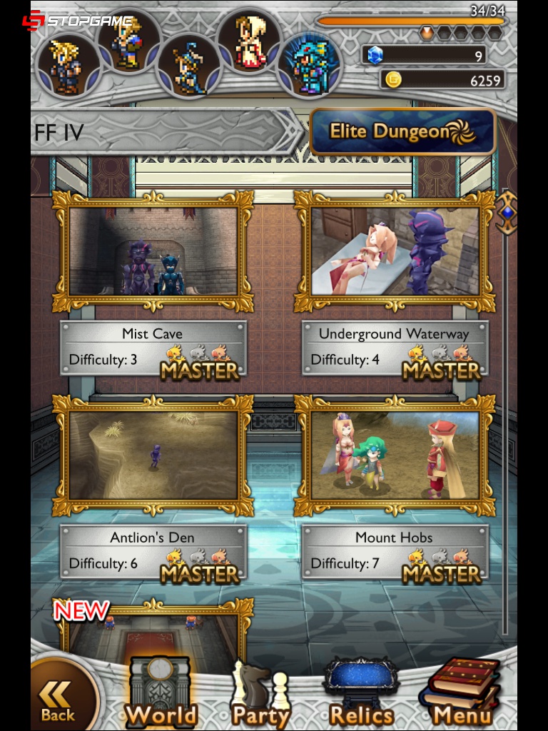 Скриншот из игры Final Fantasy Record Keeper - 14