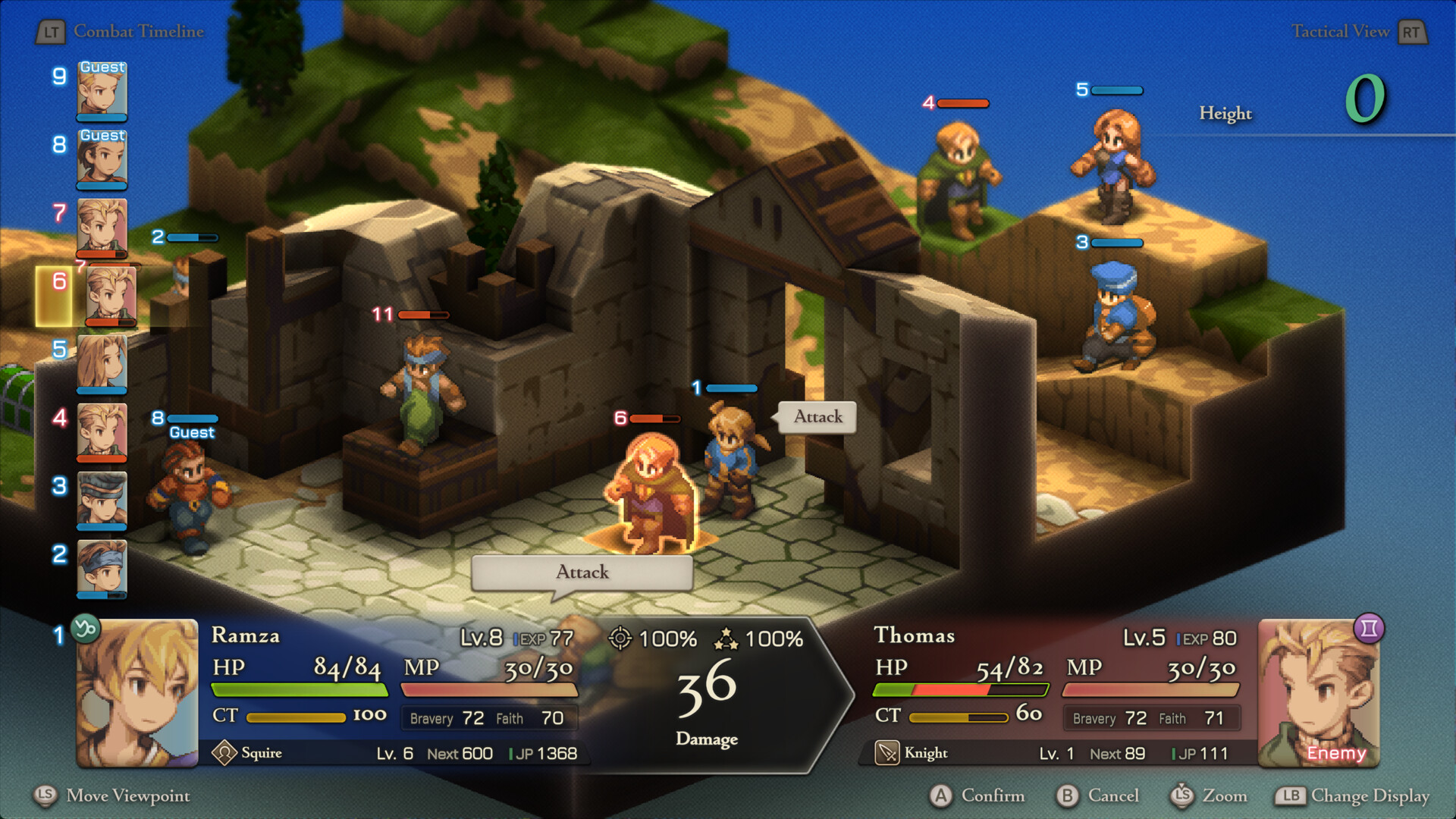 Скриншот из игры Final Fantasy Tactics: The Ivalice Chronicles - 7
