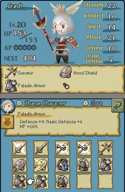 Скриншот из игры Final Fantasy: The 4 Heroes of Light - 8