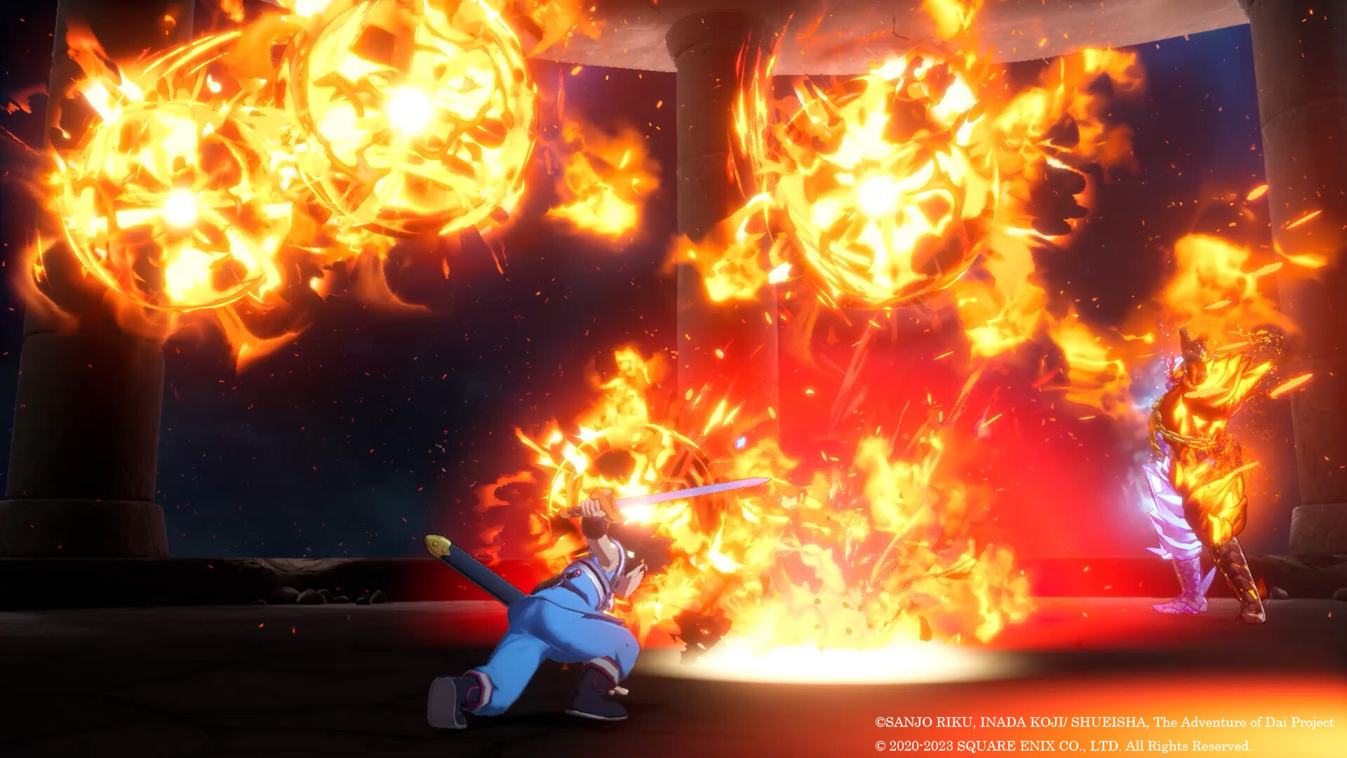 Скриншот из игры Infinity Strash: Dragon Quest - The Adventure of Dai - 2