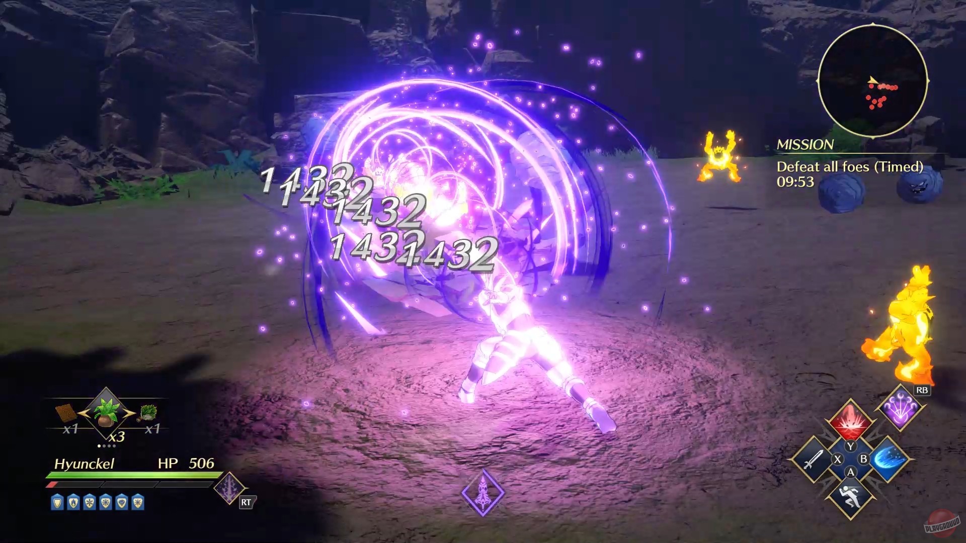 Скриншот из игры Infinity Strash: Dragon Quest - The Adventure of Dai - 18
