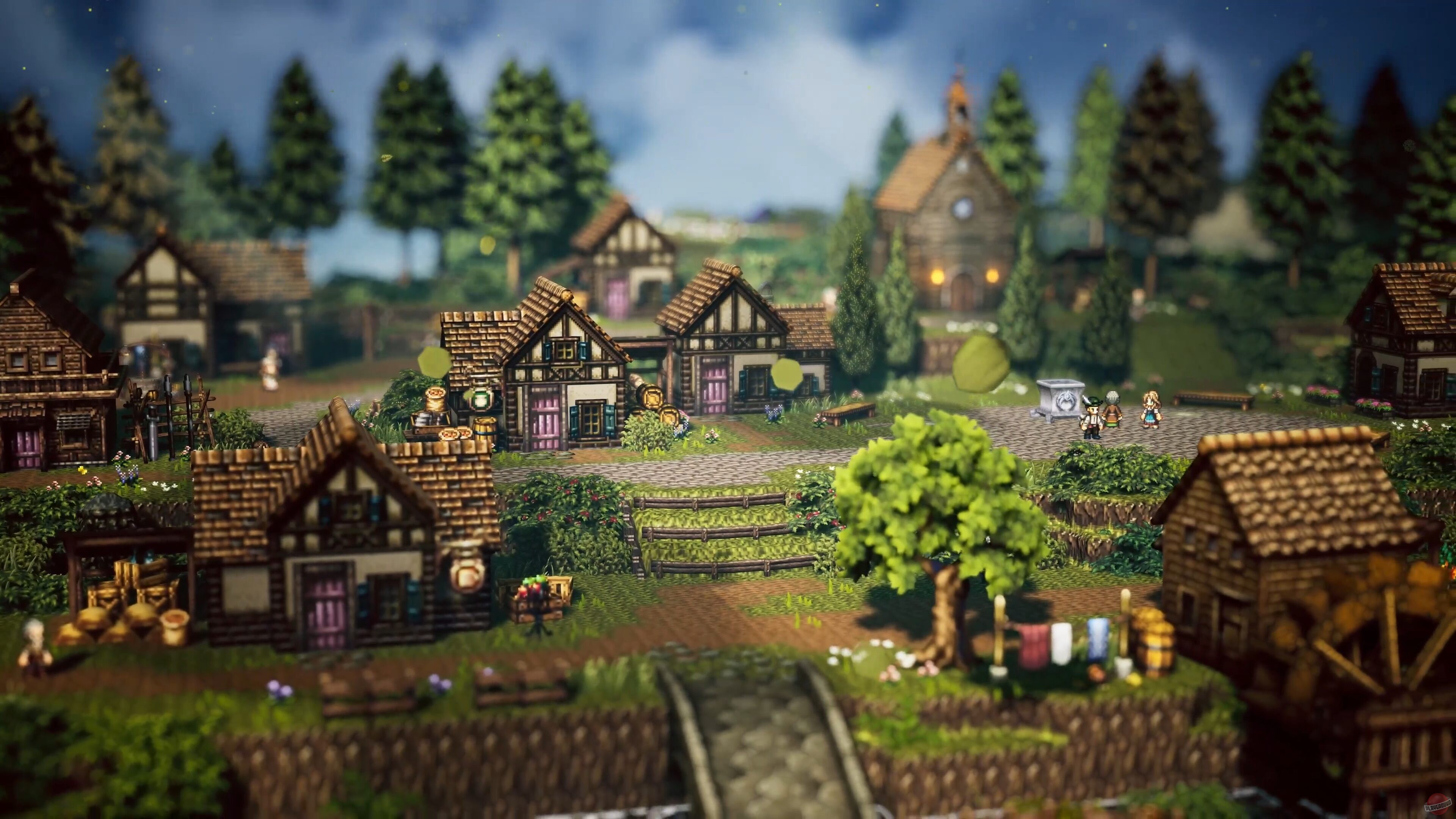 Скриншот из игры Octopath Traveler 0 - 9
