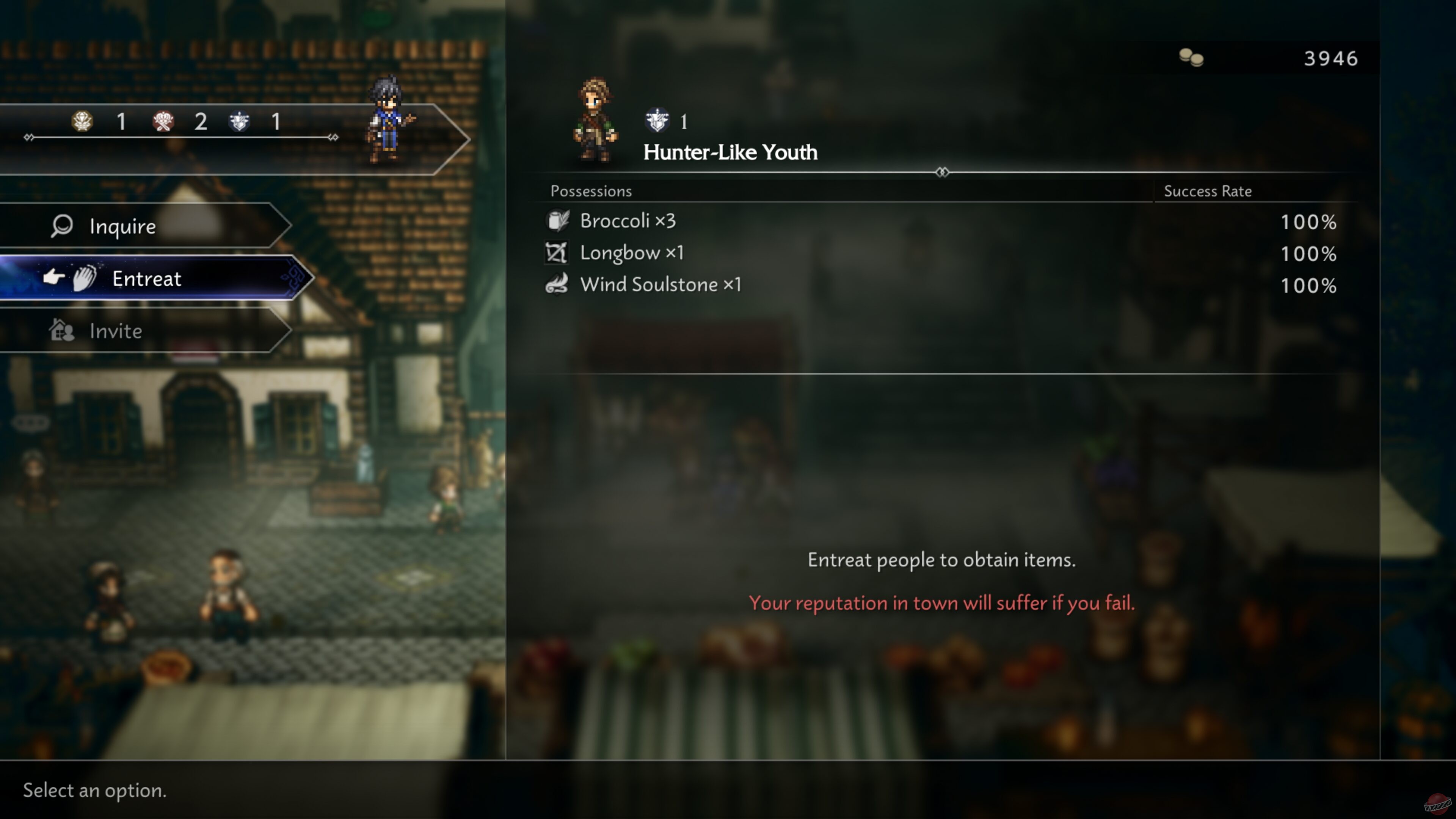 Скриншот из игры Octopath Traveler 0 - 14
