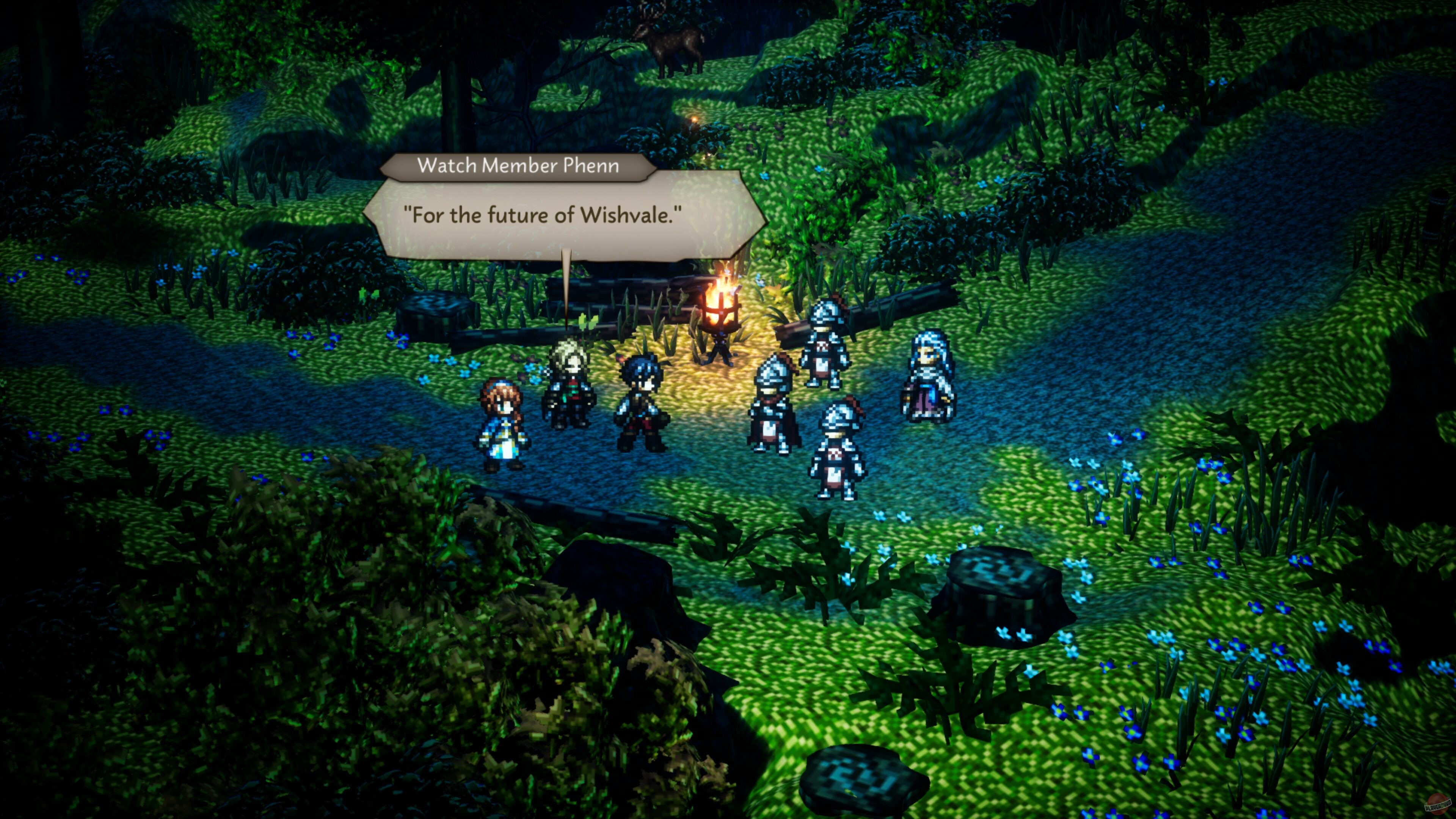 Скриншот из игры Octopath Traveler 0 - 1