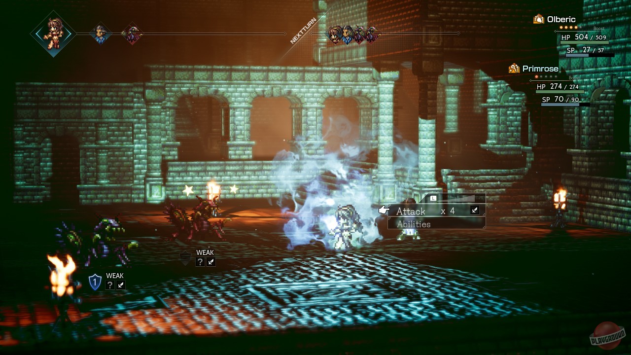 Скриншот из игры Octopath Traveler - 2