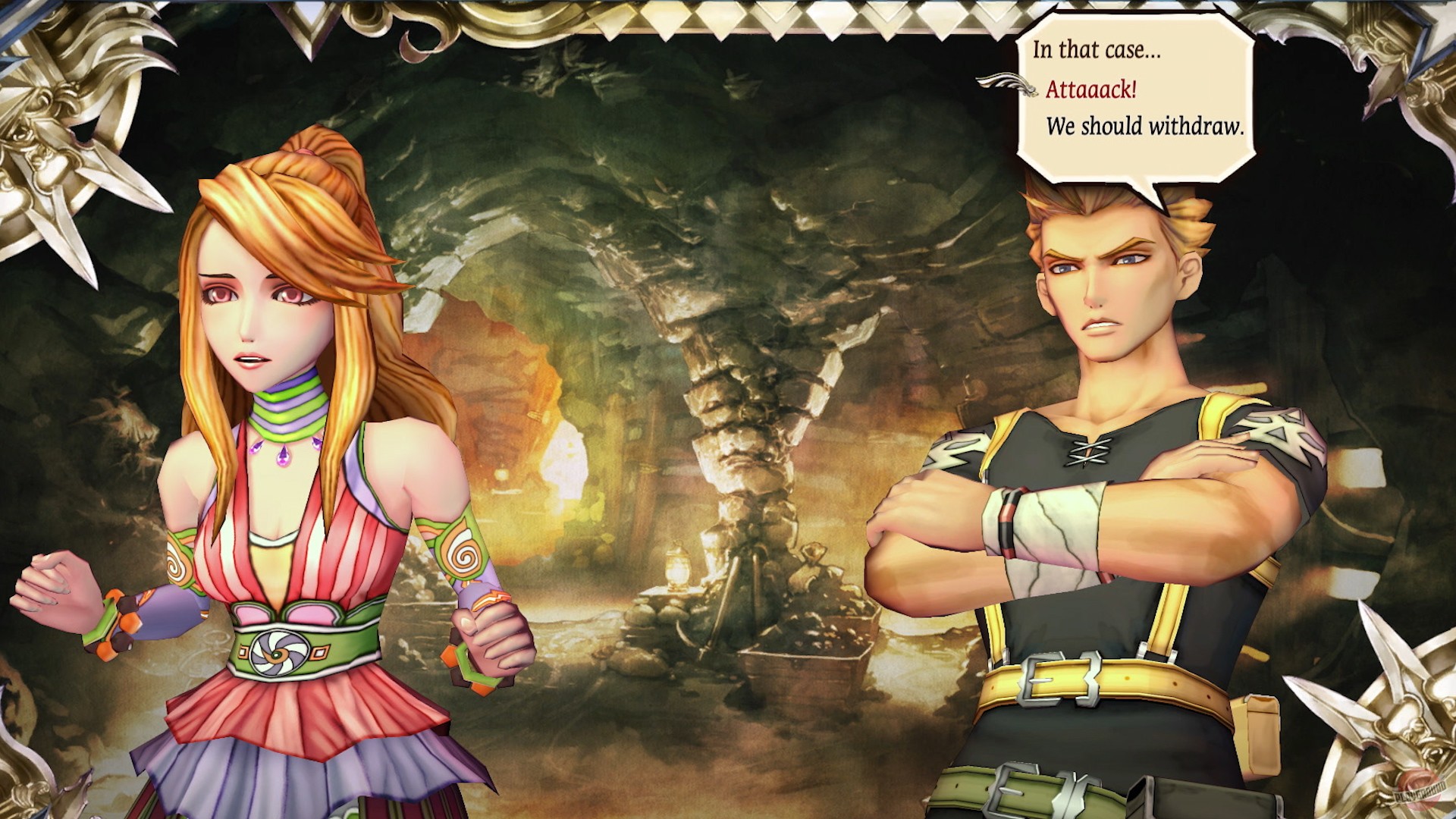 Скриншот из игры SaGa: Scarlet Grace - 2