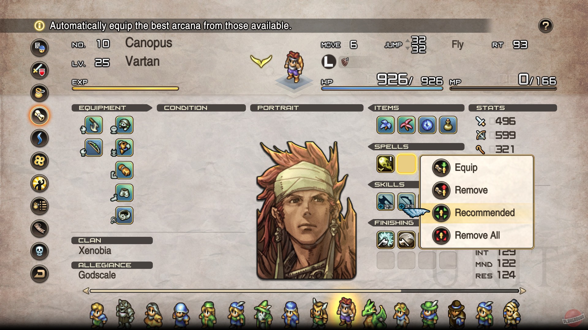 Скриншот из игры Tactics Ogre: Reborn - 165