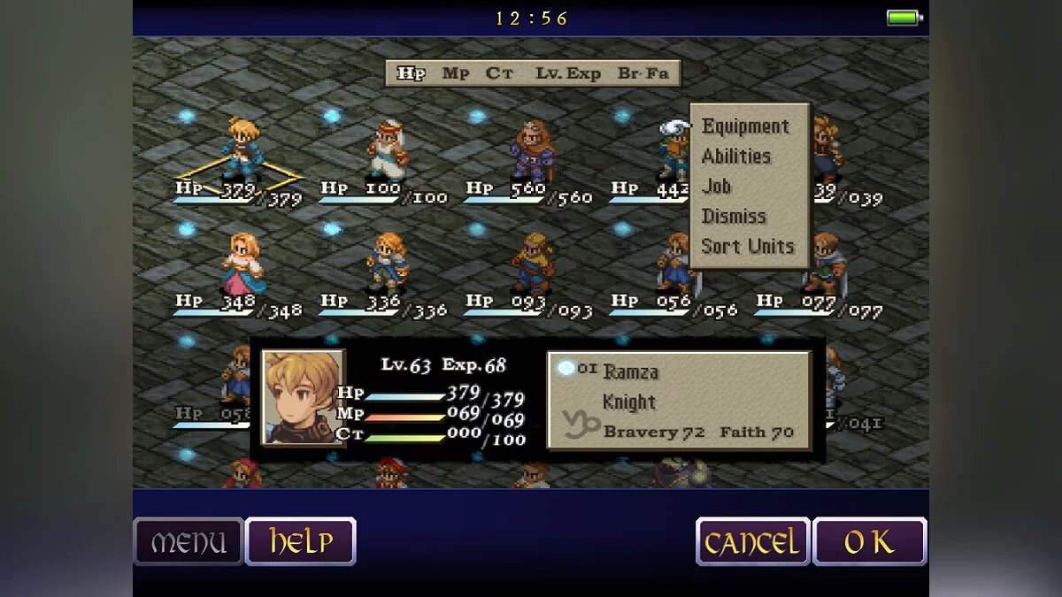 Скриншот из игры Final Fantasy Tactics - 8